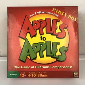 Mattel Apples to Apples Party in a Box Party Game Family Night 4-10 Players 12+